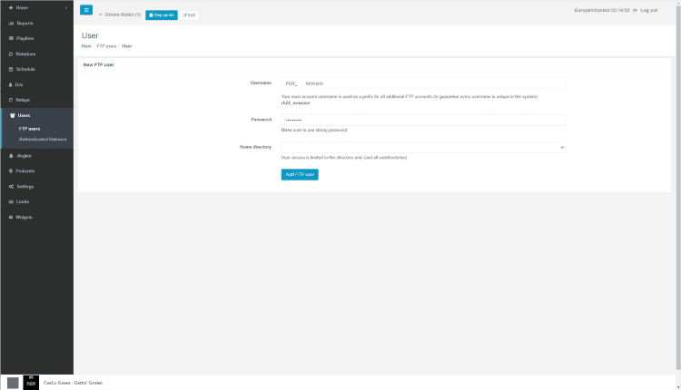 Everestcast FRP User Manager