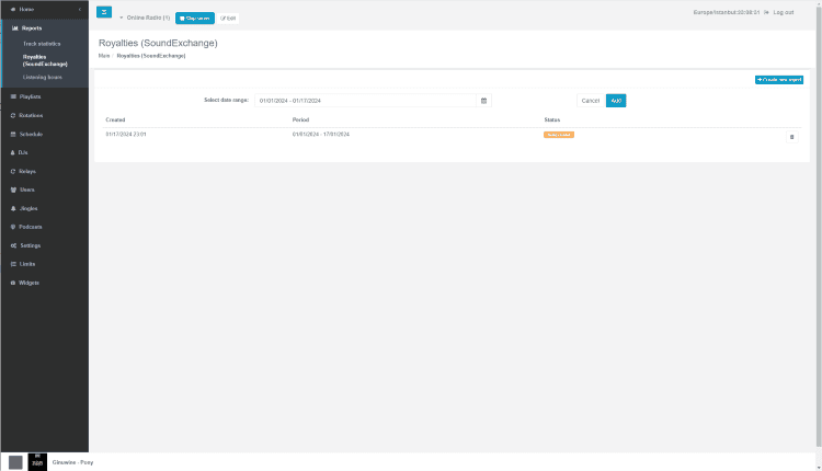 Everestcast Pro 6 Royalties & Sound Exchange Reports