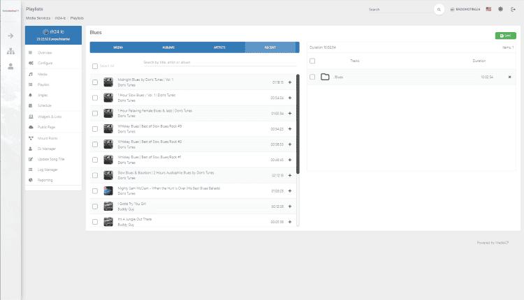 MediaCP Playlist Manager Files & Folders